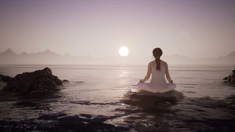 Meditation Stock Footage
