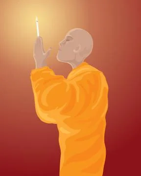 Meditation Stock Illustration