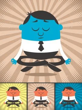 Meditation Stock Illustration