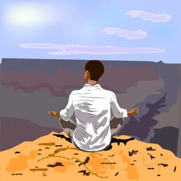 Meditation Illustrazione stock