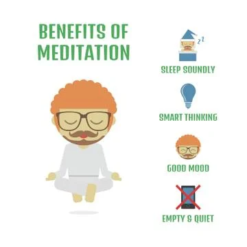 Meditation Illustrazione stock