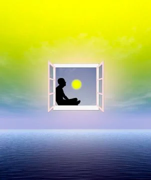 Meditation Illustrazione stock