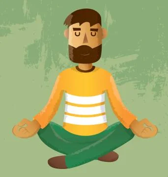Meditation Stock Illustration