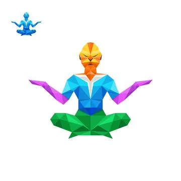Meditation Stock Illustration