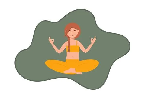 Meditation Stock Illustration