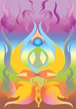 Meditation, Stock Illustration