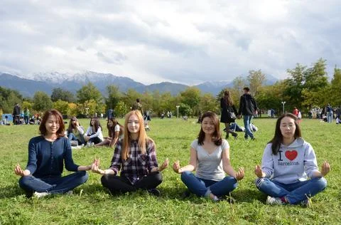 Meditation. Stock Photos