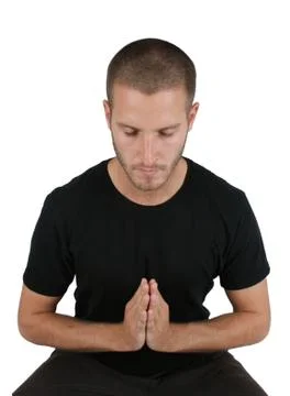 Meditation pose Stock Photos
