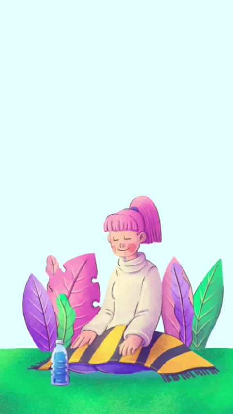 Meditation practice Stock Footage 285061859