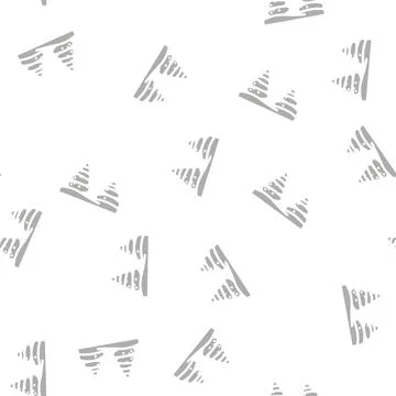 Meditation procedure glyph vector seamless pattern Stock Illustration