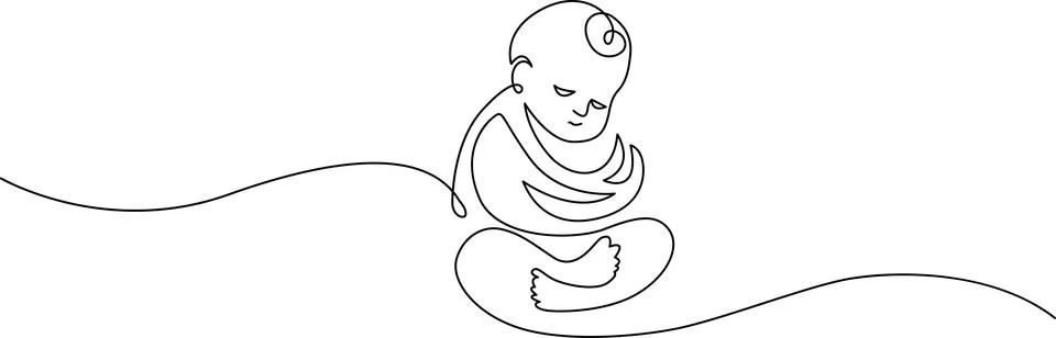 Meditation in serenity Vector Stock Illustration