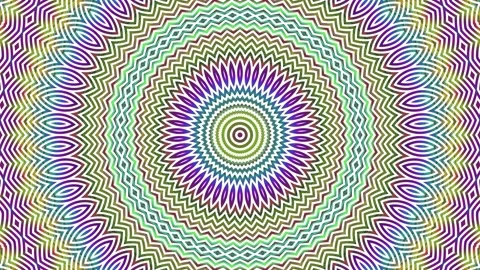 Meditation Video Background Video Circular Concentric Mandala Seamless Loop Stock Footage 162653356