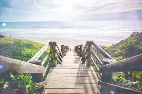 Meditation video- Distant light Stock Footage 141231569