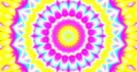 Meditation Visual Background Circular Pixel Seamless Endless Loop Video Stock Footage 165258102