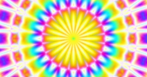 Meditation Visual Background Circular Pixel Seamless Endless Loop Video Stock Footage 165261578