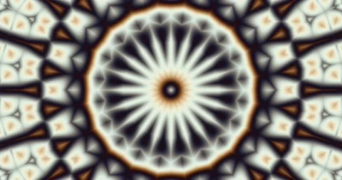 Meditation Visual Background Circular Pixel Seamless Endless Loop Video Stock Footage 165265026