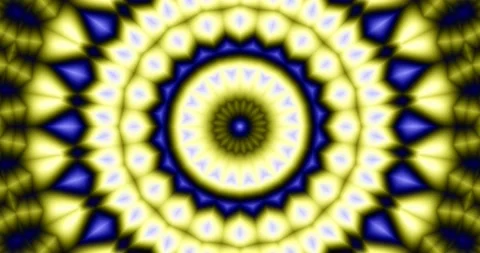 Meditation Visual Background Circular Pixel Seamless Endless Loop Video Stock Footage 165265196