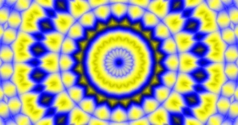 Meditation Visual Background Circular Pixel Seamless Endless Loop Video Stock Footage 165266483