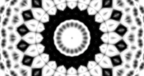 Meditation Visual Background Circular Pixel Seamless Endless Loop Video Stock Footage 165266831