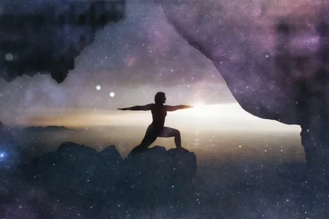 Meditation- Warrior Stock Footage 141107297