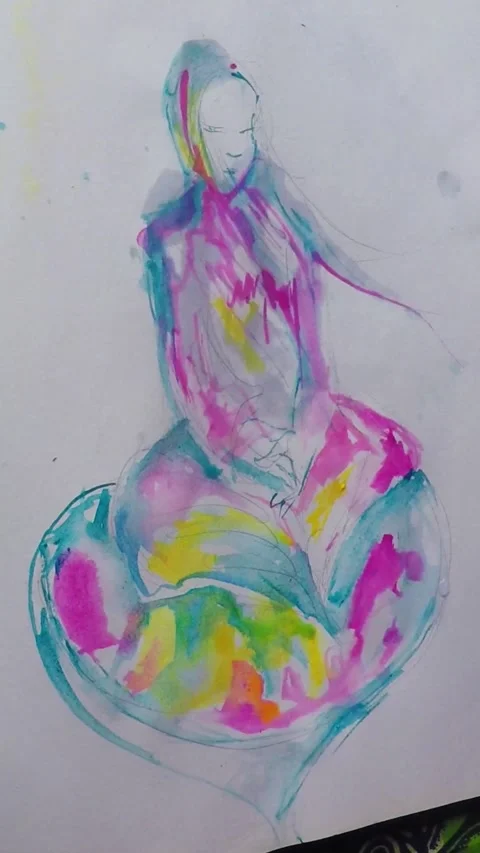 Meditation in the wind Stock Footage 289862161