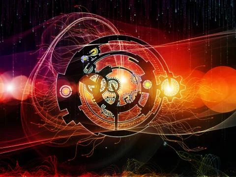 The Meditations on Digital Processing Stockillustratie