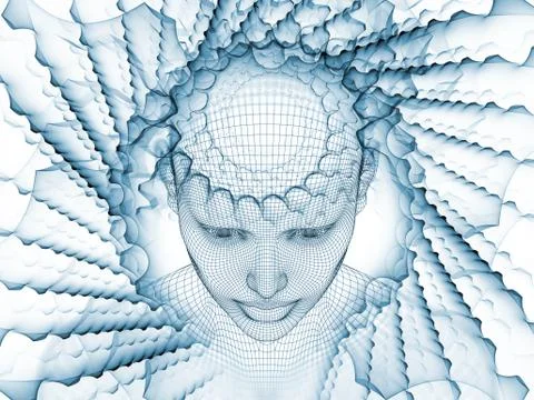 The Meditations on Mind Stock Illustration