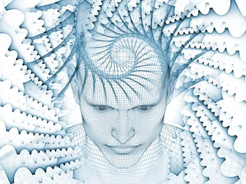 The Meditations on Mind 스톡 일러스트
