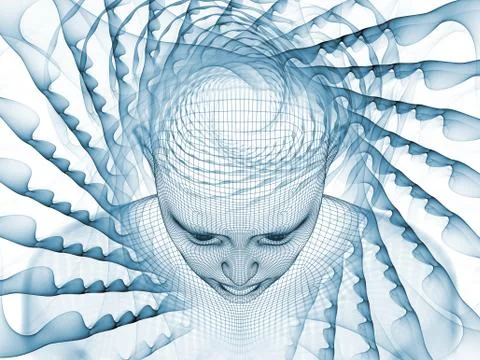 The Meditations on Mind 스톡 일러스트
