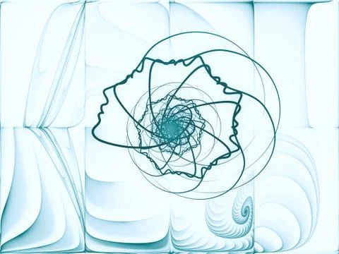 The Meditations on Soul Geometry Illustrazione stock