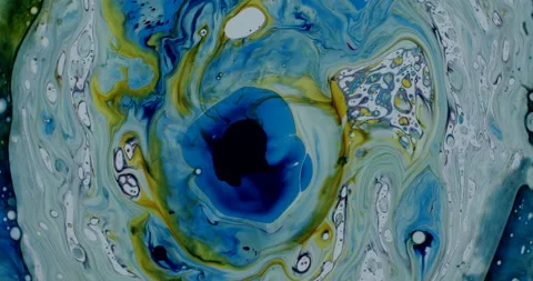 Meditative abstract visuals with liquids and tints. Stock Footage 141208421