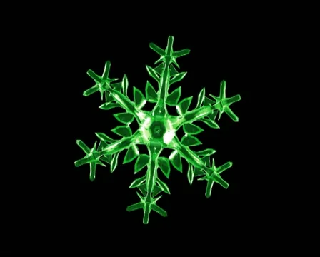 Meditative, hypnotic 3d animation of an abstract snowflake. Stock Footage 11357517