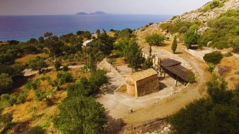Mediteranean Landscape 4k Stock Footage 71599583