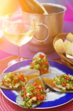 Mediterranean appetizer Stock Photos