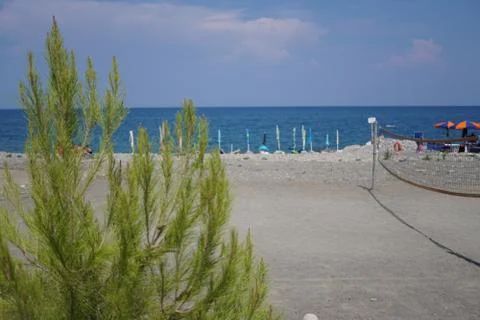 Mediterranean background with copy space Stock Photos