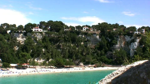 Mediterranean Bay Stock Footage 751102