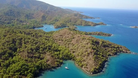Mediterranean bays Stock Footage 96189681