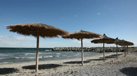 Mediterranean beach Stock Footage 24660104