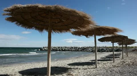 Mediterranean beach Stock Footage 24660115