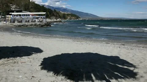 Mediterranean beach Stock Footage 24660187