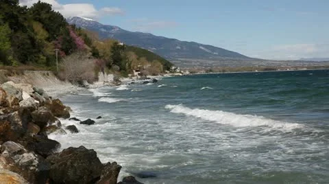 Mediterranean beach Stock Footage 24660984