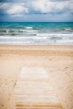 Mediterranean beach 스톡 사진