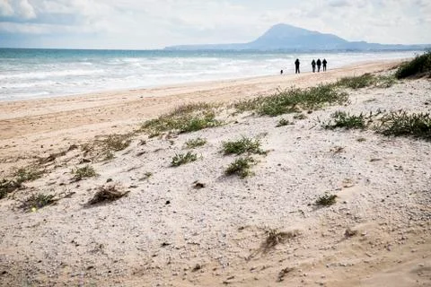 Mediterranean beach Stock Photos