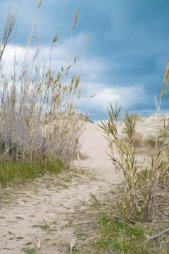 Mediterranean beach 스톡 사진