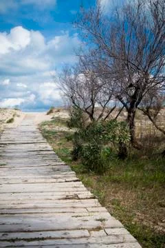 Mediterranean beach 스톡 사진