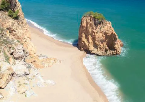 Mediterranean Beach Stock-Fotos