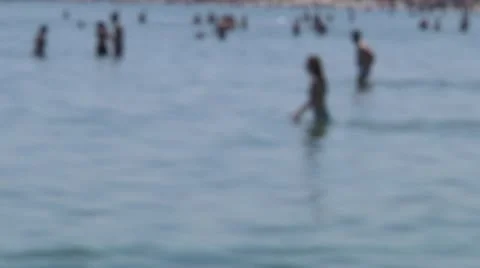 Mediterranean beach in the summer. Video stock 11147127