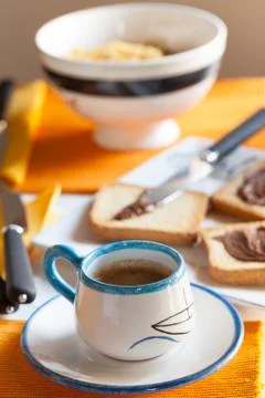 Mediterranean Breakfast Stock Photos