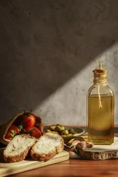 Mediterranean Breakfast Stock Photos