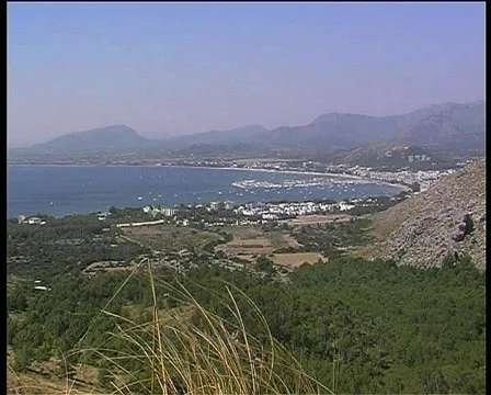 Mediterranean coast Video stock 119869